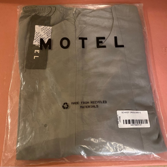 NWT Motel X Jacquie Schmidt bungee cord cargo pocket Mini halter tie neck dress - Picture 16 of 16